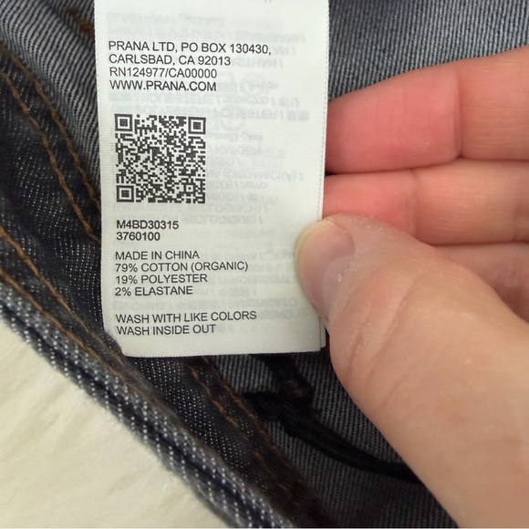 Prana Men's Deep Indigo Straight Jeans 32x30 - Picture 5 of 6